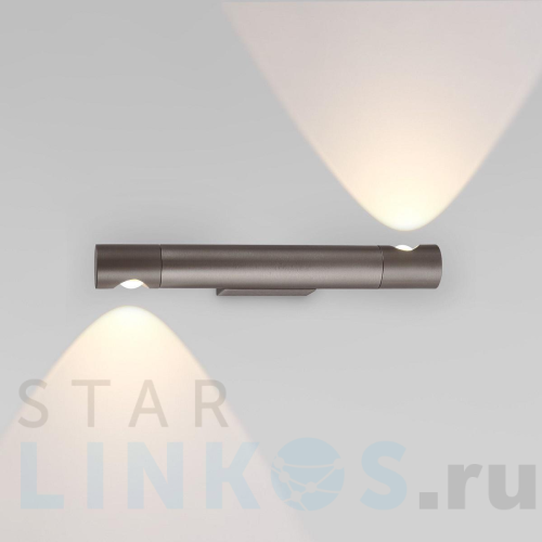 Купить Настенный светодиодный светильник Eurosvet Tybee 40161 LED титан за 6 480 руб. в Туле Купить с доставкой Настенный светодиодный светильник Eurosvet Tybee 40161 LED титан в Туле