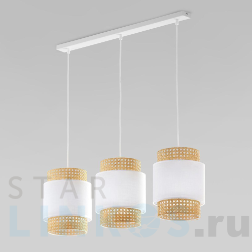 Купить Подвесной светильник TK Lighting 6531 Boho White за 28 300 руб. в Туле Купить с доставкой Подвесной светильник TK Lighting 6531 Boho White в Туле