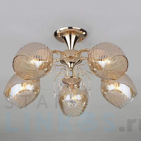 Купить Потолочный светильник Eurosvet 30120/5 золото за 6 610 руб. в Туле фото 2 Купить с доставкой Потолочный светильник Eurosvet 30120/5 золото в Туле фото 2