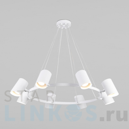 Купить Подвесная люстра Eurosvet Splay 70147/8 белый за 32 600 руб. в Туле Купить с доставкой Подвесная люстра Eurosvet Splay 70147/8 белый в Туле