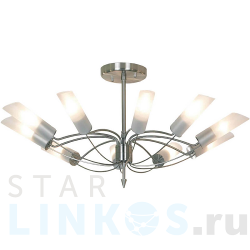 Купить Потолочная люстра Lussole Lano LSA-2813-10 за 15 558 руб. в Туле Купить с доставкой Потолочная люстра Lussole Lano LSA-2813-10 в Туле