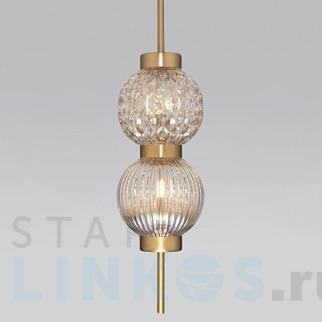 Купить Подвесной светильник Eurosvet Plaza 50186/2 латунь за 12 400 руб. в Туле фото 2 Купить с доставкой Подвесной светильник Eurosvet Plaza 50186/2 латунь в Туле фото 2