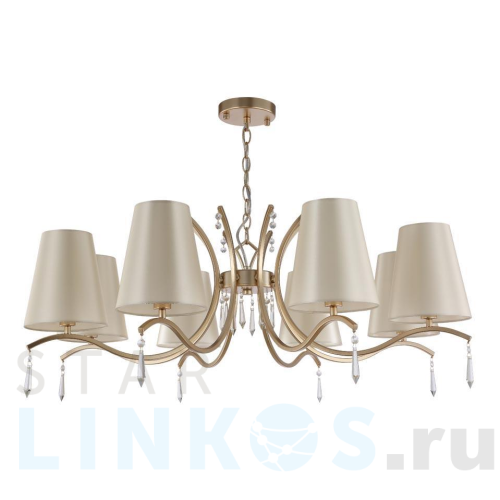 Купить Подвесная люстра Crystal Lux Renata SP8 Gold за 23 900 руб. в Туле Купить с доставкой Подвесная люстра Crystal Lux Renata SP8 Gold в Туле
