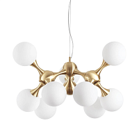 Купить Подвесная люстра Ideal Lux Nodi SP9 Ottone Satinato 241036 в Туле
