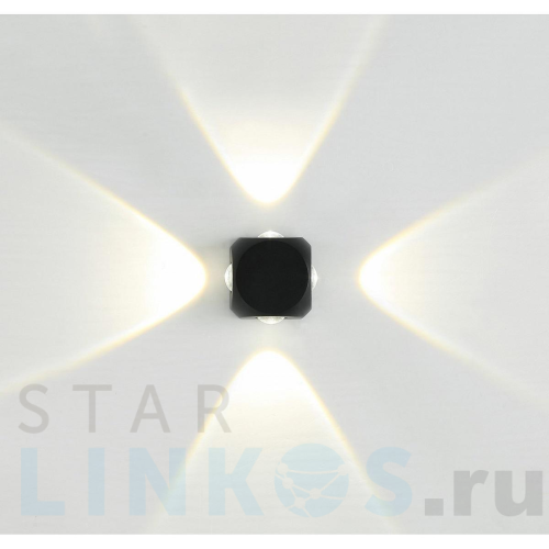 Купить с доставкой Настенный светильник IMEX IL.0014.0016-4 BK в Туле