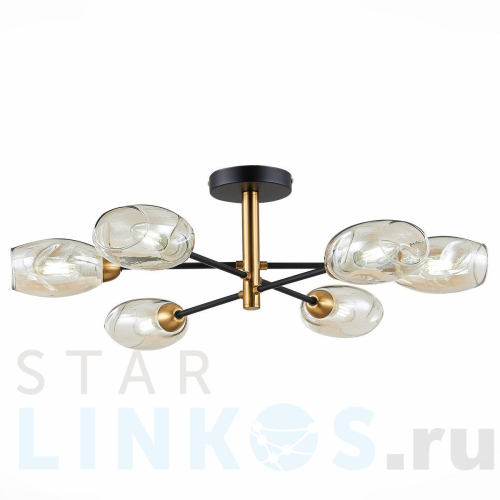 Купить Потолочная люстра Evoluce Gloa SLE155502-06 за 11 010 руб. в Туле Купить с доставкой Потолочная люстра Evoluce Gloa SLE155502-06 в Туле