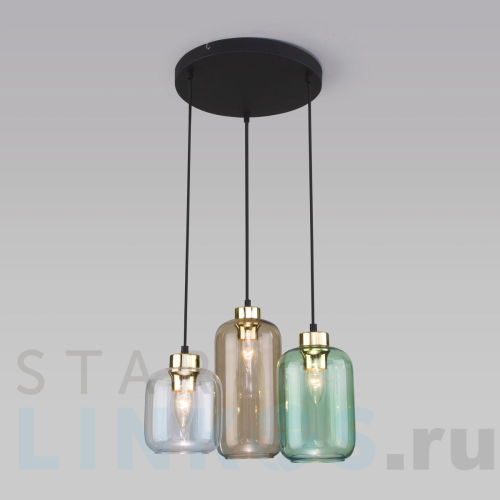 Купить Подвесная люстра TK Lighting 3325 Marco Green за 28 800 руб. в Туле Купить с доставкой Подвесная люстра TK Lighting 3325 Marco Green в Туле