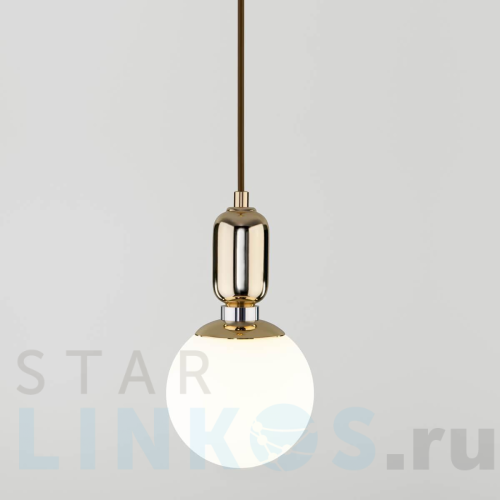 Купить Подвесной светильник Eurosvet Bubble 50151/1 золото за 4 320 руб. в Туле Купить с доставкой Подвесной светильник Eurosvet Bubble 50151/1 золото в Туле