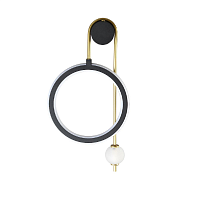 Купить Бра Crystal Lux Corida AP25W Led Black/Gold в Туле