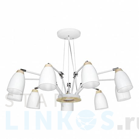 Купить Подвесная люстра Loft IT Watchman Loft4402/9Wh за 56 030 руб. в Туле фото 2 Купить с доставкой Подвесная люстра Loft IT Watchman Loft4402/9Wh в Туле фото 2