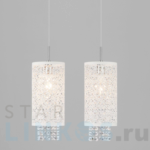 Купить Подвесной светильник Eurosvet 1181/2 хром за 7 580 руб. в Туле Купить с доставкой Подвесной светильник Eurosvet 1181/2 хром в Туле