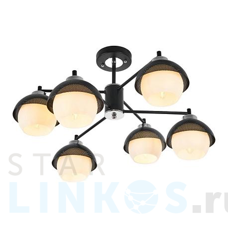 Купить Потолочная люстра MyFar Hloya MR1781-6 за 17 495 руб. в Туле фото 2 Купить с доставкой Потолочная люстра MyFar Hloya MR1781-6 в Туле фото 2