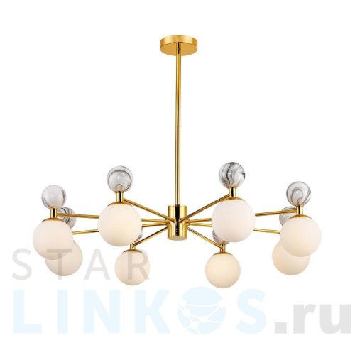 Купить Подвесная люстра Favourite Sangamarmer 3010-8P за 51 700 руб. в Туле Купить с доставкой Подвесная люстра Favourite Sangamarmer 3010-8P в Туле