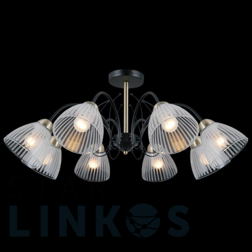 Купить Потолочная люстра Illumico IL0198-8CSQ-79 BK AB за 8 500 руб. в Туле Купить с доставкой Потолочная люстра Illumico IL0198-8CSQ-79 BK AB в Туле