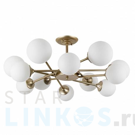 Купить Потолочная люстра Arte Lamp Marco A2703PL-12SG за 19 990 руб. в Туле фото 2 Купить с доставкой Потолочная люстра Arte Lamp Marco A2703PL-12SG в Туле фото 2