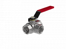 Купить Кран шаровый Royal Thermo Optimal трехходовой тип L 1/2" в Туле