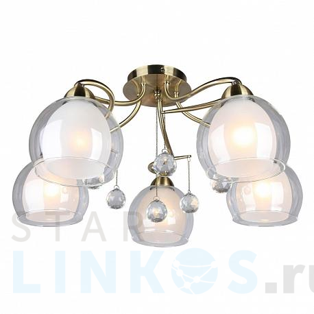 Купить Потолочная люстра Omnilux Maluventu OML-54717-05 за 12 790 руб. в Туле фото 2 Купить с доставкой Потолочная люстра Omnilux Maluventu OML-54717-05 в Туле фото 2