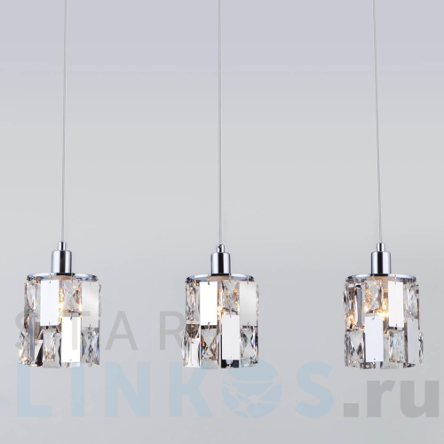 Купить Подвесной светильник Eurosvet 50101/3 хром за 9 830 руб. в Туле Купить с доставкой Подвесной светильник Eurosvet 50101/3 хром в Туле