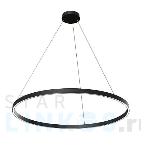 Купить Подвесной светодиодный светильник Maytoni Rim MOD058PL-L54B4K за 28 990 руб. в Туле фото 2 Купить с доставкой Подвесной светодиодный светильник Maytoni Rim MOD058PL-L54B4K в Туле фото 2