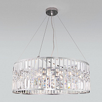 Купить Подвесная люстра Eurosvet Lory 10125/8 хром/прозрачный хрусталь Strotskis Smart в Туле
