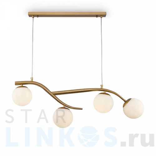 Купить с доставкой Подвесная люстра Freya Rosella FR8015PL-04BS в Туле