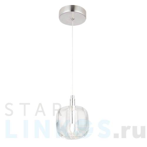 Купить Подвесной светильник Crystal Lux Box SP1 Chrome/Transparent за 5 900 руб. в Туле Купить с доставкой Подвесной светильник Crystal Lux Box SP1 Chrome/Transparent в Туле