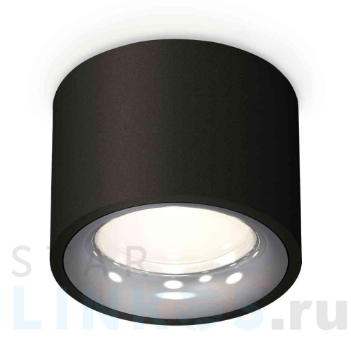 Купить с доставкой Комплект накладного светильника Ambrella light Techno Spot XS7511022 SBK/PSL черный песок/серебро полированное (C7511, N7012) в Туле