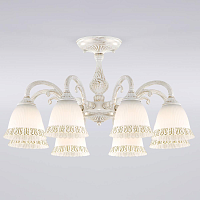 Купить Потолочная люстра Eurosvet Campina 60107/8 белый с золотом в Туле