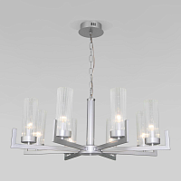 Купить Подвесная люстра Eurosvet Arganie 60133/8 серебро в Туле