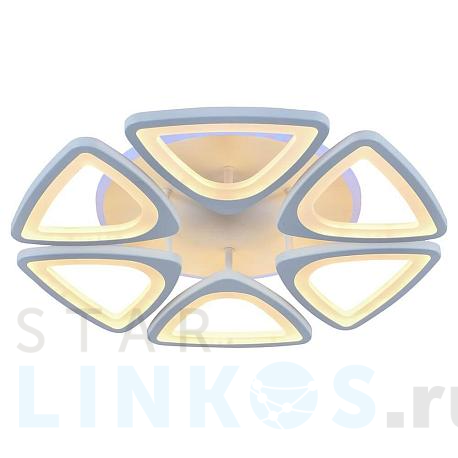 Купить Потолочная светодиодная люстра Profit Light 8064/6 WHT за 7 344 руб. в Туле фото 2 Купить с доставкой Потолочная светодиодная люстра Profit Light 8064/6 WHT в Туле фото 2