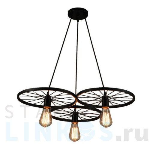 Купить Подвесная люстра Azzardo Ranch 3 AZ1649 за 31 430 руб. в Туле Купить с доставкой Подвесная люстра Azzardo Ranch 3 AZ1649 в Туле