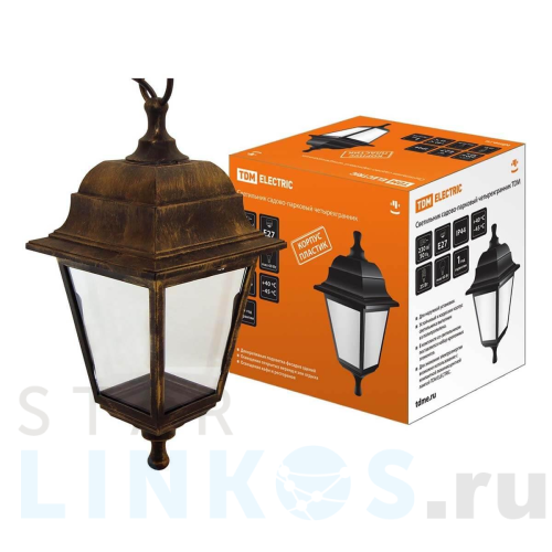 Купить с доставкой Уличный подвесной светильник TDM Electric НСУ 04-60-001 SQ0330-0716 в Туле