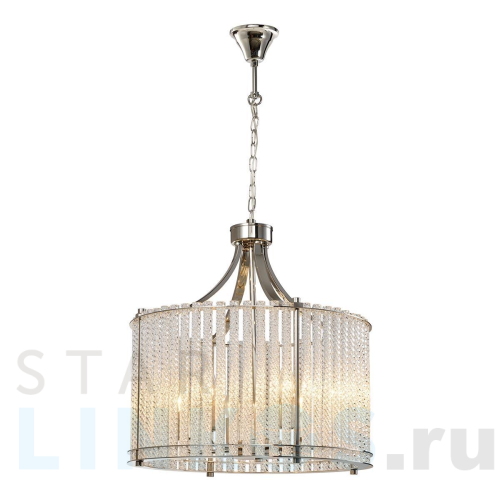 Купить Подвесная люстра iLamp Manhattan P2554-6 NIC за 55 390 руб. в Туле Купить с доставкой Подвесная люстра iLamp Manhattan P2554-6 NIC в Туле