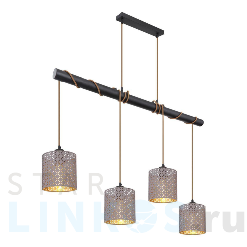 Купить Подвесной светильник Globo Cindy 15584-4H1 за 39 450 руб. в Туле Купить с доставкой Подвесной светильник Globo Cindy 15584-4H1 в Туле