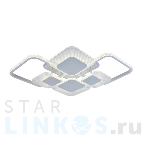 Купить Потолочная светодиодная люстра Profit Light 5886/6 WHT за 5 729 руб. в Туле Купить с доставкой Потолочная светодиодная люстра Profit Light 5886/6 WHT в Туле