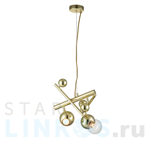 Купить Подвесной светильник Indigo Saldo 11033/2P Gold V000334 за 19 570 руб. в Туле Купить с доставкой Подвесной светильник Indigo Saldo 11033/2P Gold V000334 в Туле