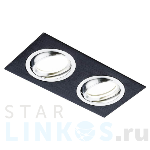 Купить Встраиваемый светильник Ambrella light Classic A601/2 BK за 1 502 руб. в Туле Купить с доставкой Встраиваемый светильник Ambrella light Classic A601/2 BK в Туле