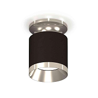 Купить Комплект накладного светильника Ambrella light Techno Spot XS7402082 SBK/PSL черный песок/серебро полированное (N7927, C7402, N7032) в Туле