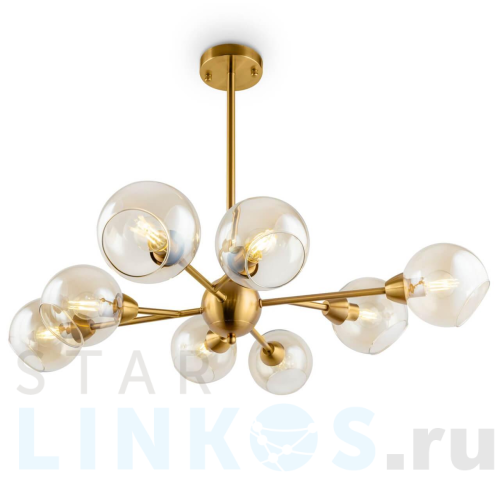 Купить с доставкой Подвесная люстра Freya Sherry FR5121PL-08G в Туле