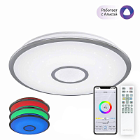 Купить Потолочный светодиодный светильник Citilux Старлайт Смарт CL703A60G в Туле