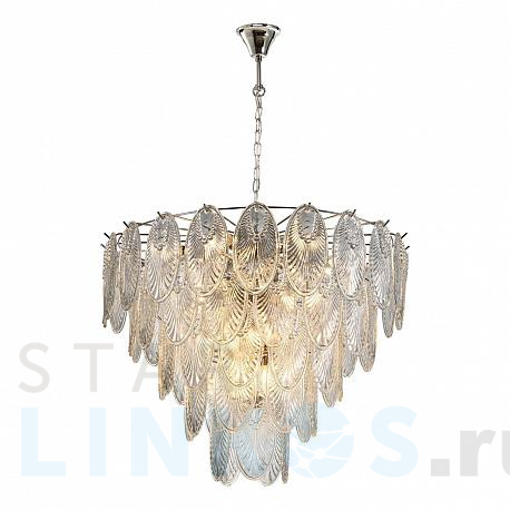 Купить Подвесная люстра iLamp Gramercy P2548-18 NIC за 83 390 руб. в Туле фото 2 Купить с доставкой Подвесная люстра iLamp Gramercy P2548-18 NIC в Туле фото 2