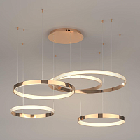 Купить Подвесной светодиодный светильник Eurosvet Smart Posh 90275/5 медный в Туле