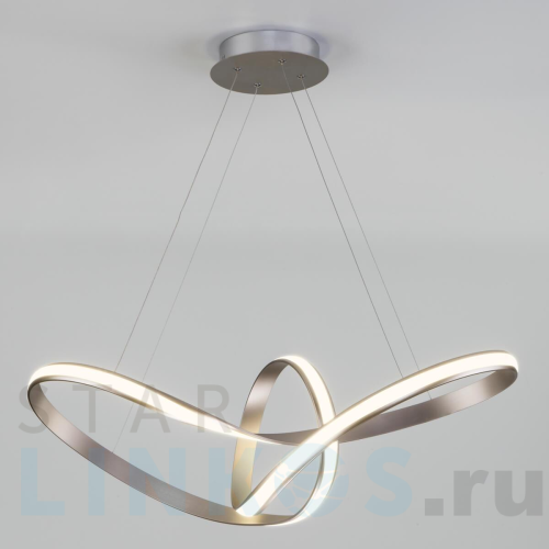 Купить Подвесной светильник Eurosvet 90174/1 сатин-никель за 28 400 руб. в Туле Купить с доставкой Подвесной светильник Eurosvet 90174/1 сатин-никель в Туле