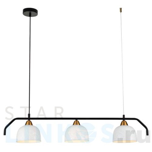 Купить с доставкой Подвесная люстра Indigo Attimo 10005/3PL Black V000156 в Туле