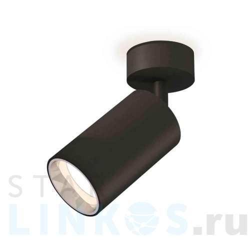 Купить с доставкой Комплект накладного светильника Ambrella light Techno Spot XM6323003 SBK/PSL черный песок/серебро полированное (A2210, C6323, N6112) в Туле