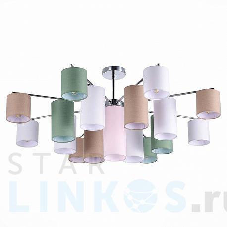 Купить Потолочная люстра Evoluce Essenza SLE300602-17 за 22 720 руб. в Туле фото 2 Купить с доставкой Потолочная люстра Evoluce Essenza SLE300602-17 в Туле фото 2