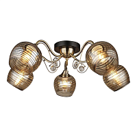 Купить Потолочная люстра IMEX MD.4044-5-S AB+BK в Туле