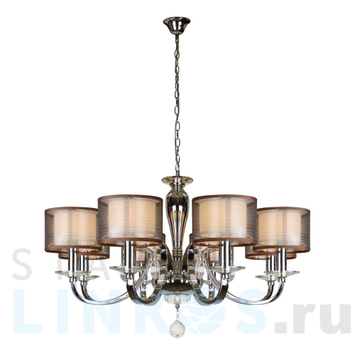 Купить Подвесная люстра iLamp Mario RM16001/8CR за 44 590 руб. в Туле Купить с доставкой Подвесная люстра iLamp Mario RM16001/8CR в Туле