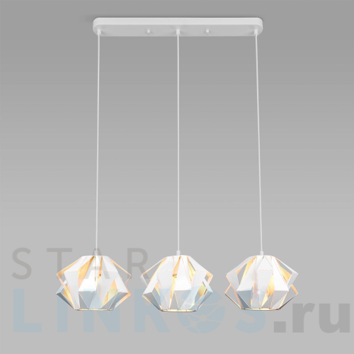 Купить Подвесной светильник Eurosvet Moire 50137/3 белый за 15 400 руб. в Туле Купить с доставкой Подвесной светильник Eurosvet Moire 50137/3 белый в Туле