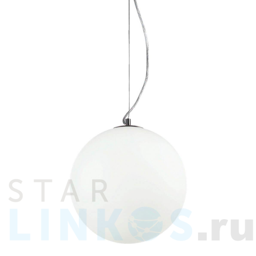 Купить с доставкой Подвесной светильник Ideal Lux Mapa Sp1 D30 Bianco 009087 в Туле